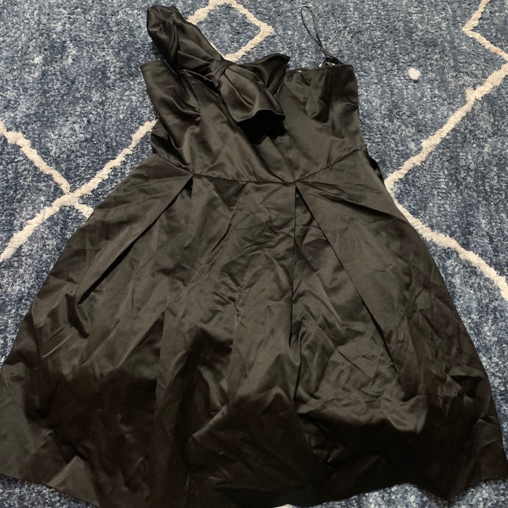 kate Young black dress with bow
